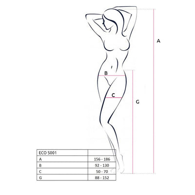 Main image for product index 7: Еротичні колготки-бодістокінг Passion ECO S001