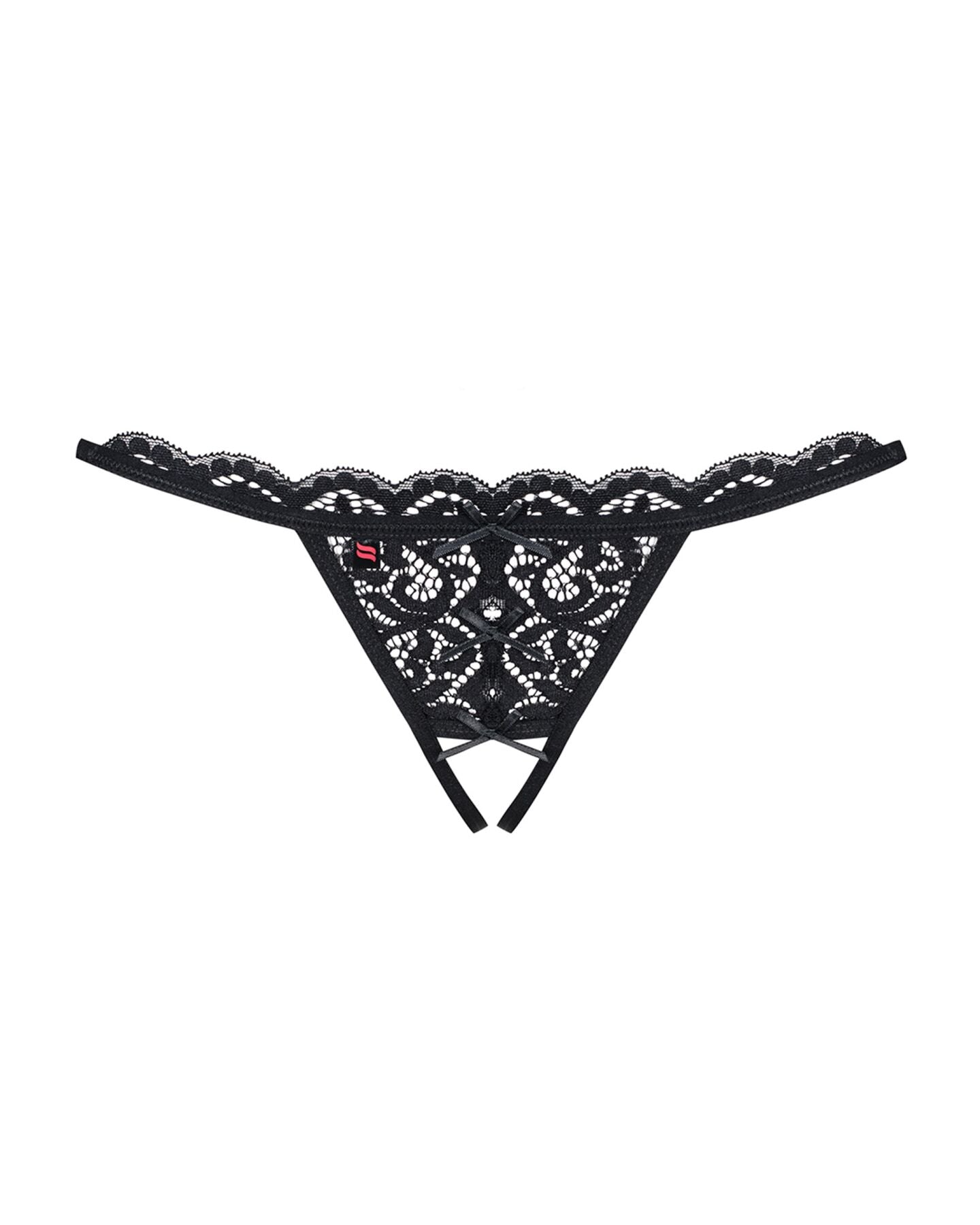 Thumb image for product index 5: Кружевные танга Obsessive 831-THC-1 crotchless thong 