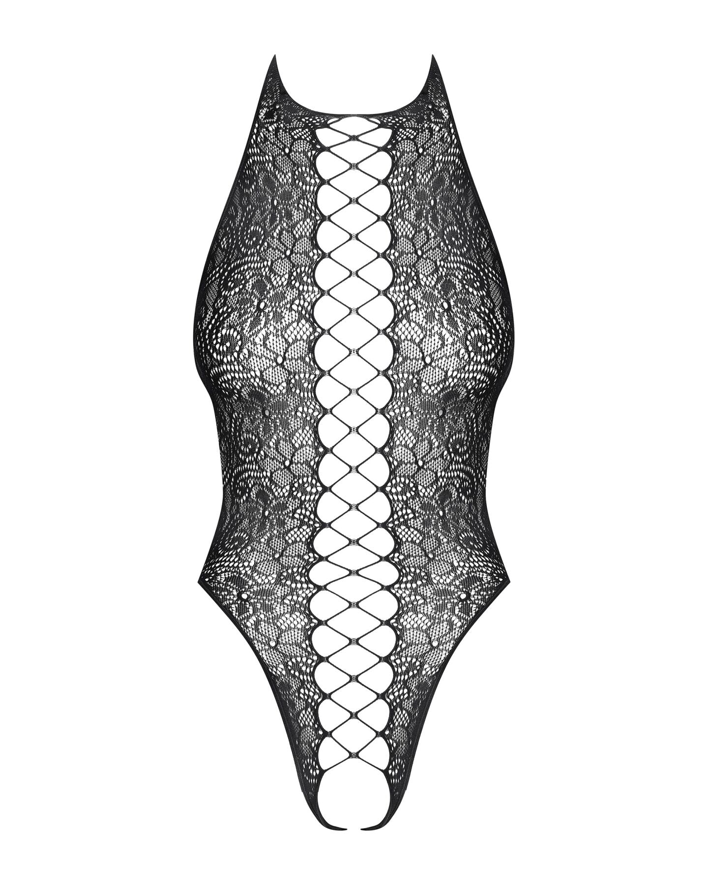 Thumb image for product index 5: Бодістокінг з ефектом шнурівки Obsessive B113 teddy