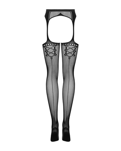 Main image for product index 6: Сетчатые чулки-стокинги Obsessive Garter stockings S314 