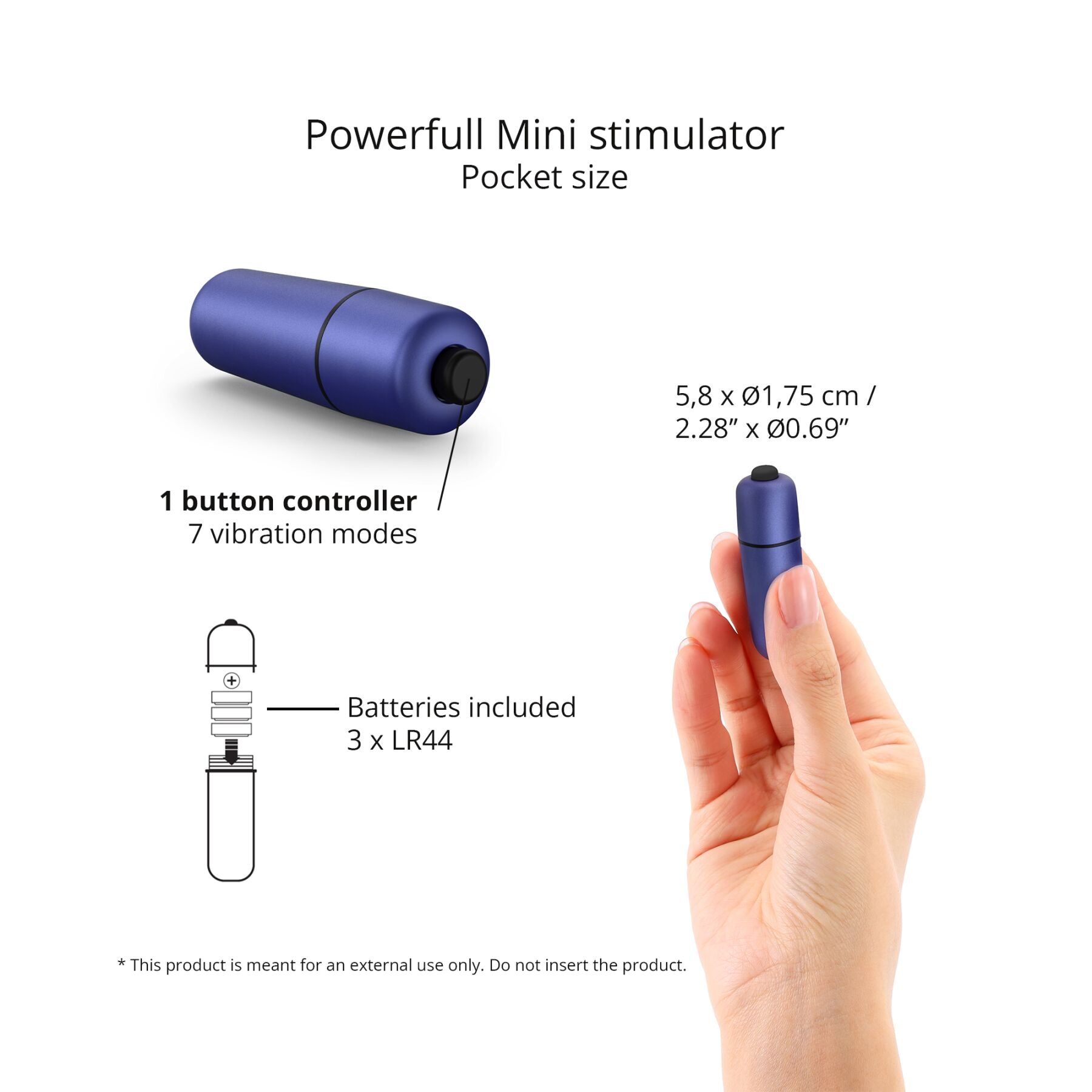 Thumb image for product index 5: Вибропуля Love To Love WAOUHHH