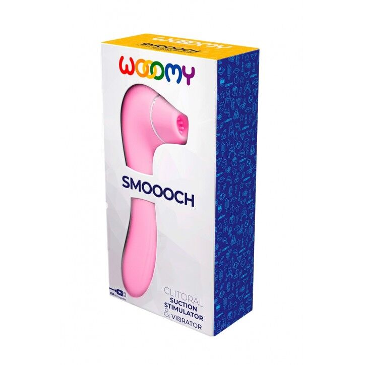 Thumb image for product index 8: Вакуумний стимулятор з вібрацією Wooomy Smoooch Clitoral Suction & Vibration