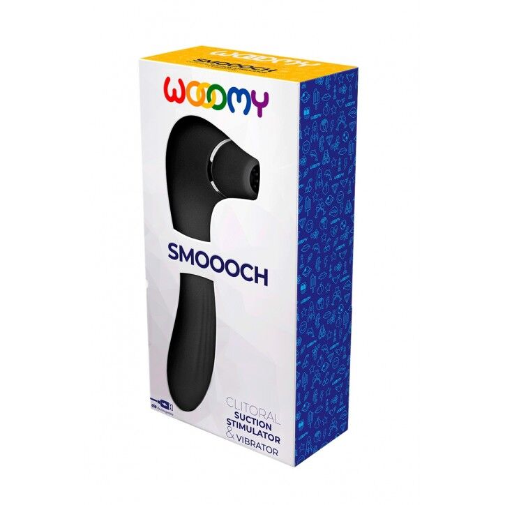 Thumb image for product index 4: Вакуумний стимулятор з вібрацією Wooomy Smoooch Clitoral Suction & Vibration