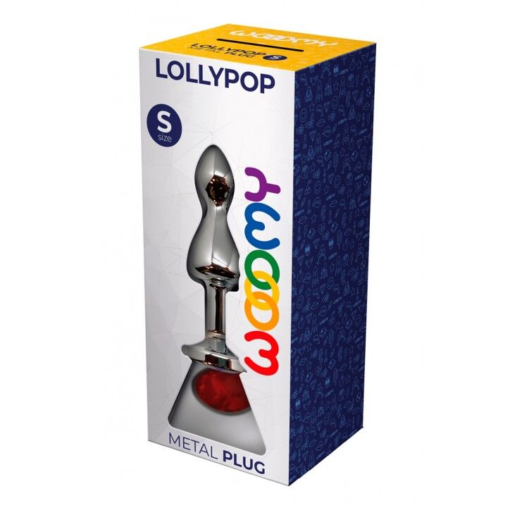 Thumb image for product index 7: Металева анальна пробка Wooomy Lollypop Double Ball Metal Plug