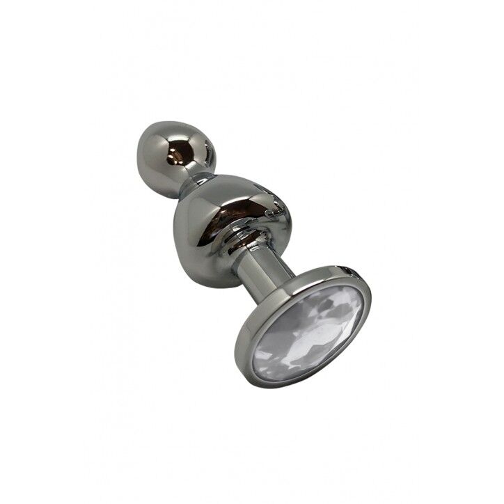 Thumb image for product index 9: Металева анальна пробка Wooomy Lollypop Double Ball Metal Plug