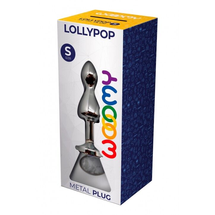 Thumb image for product index 11: Металева анальна пробка Wooomy Lollypop Double Ball Metal Plug