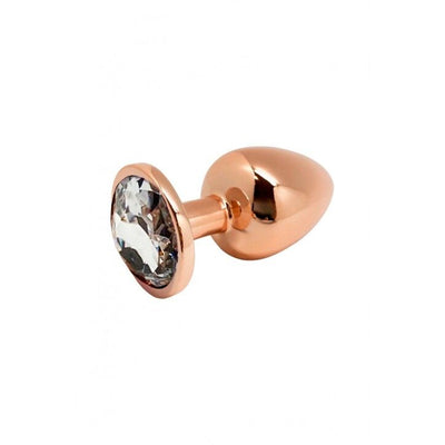 Main image for product index 1: Металева анальна пробка Wooomy Tralalo Rose Gold Metal Plug