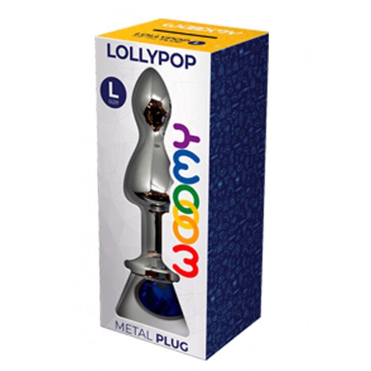 Thumb image for product index 27: Металева анальна пробка Wooomy Lollypop Double Ball Metal Plug