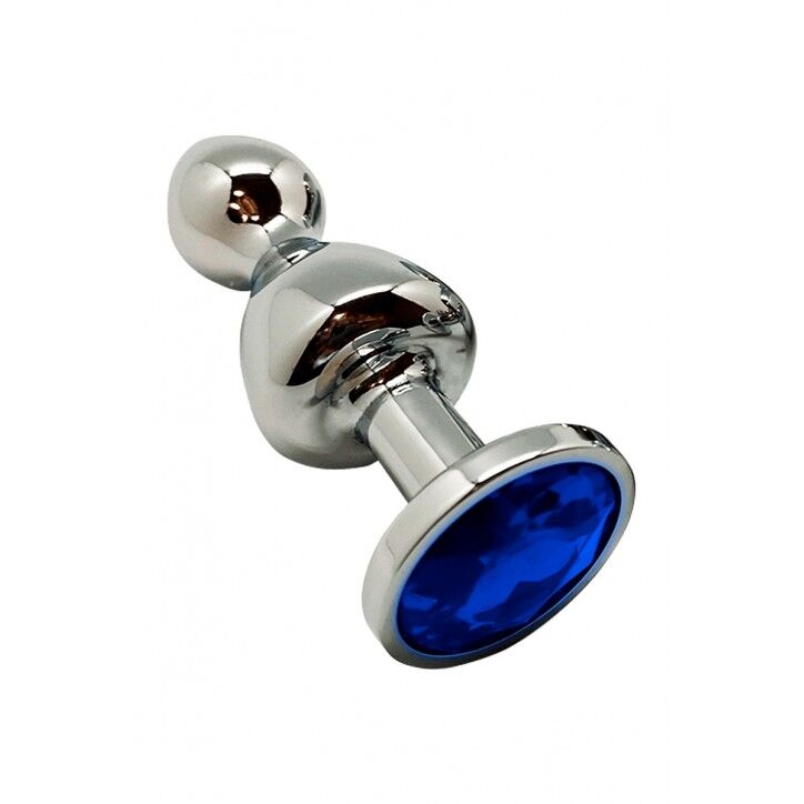 Thumb image for product index 25: Металева анальна пробка Wooomy Lollypop Double Ball Metal Plug