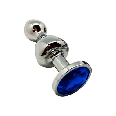 Main image for product index 25: Металева анальна пробка Wooomy Lollypop Double Ball Metal Plug