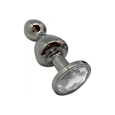 Main image for product index 33: Металева анальна пробка Wooomy Lollypop Double Ball Metal Plug