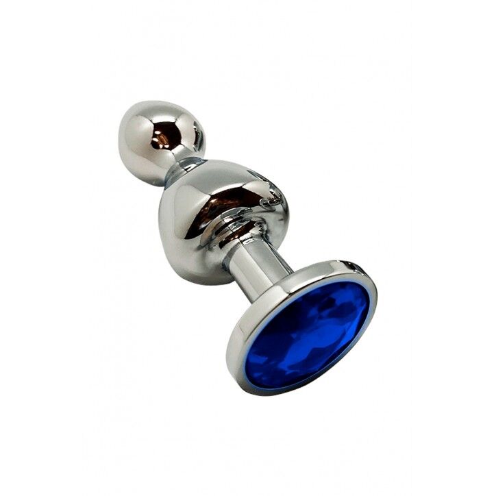 Thumb image for product index 21: Металева анальна пробка Wooomy Lollypop Double Ball Metal Plug