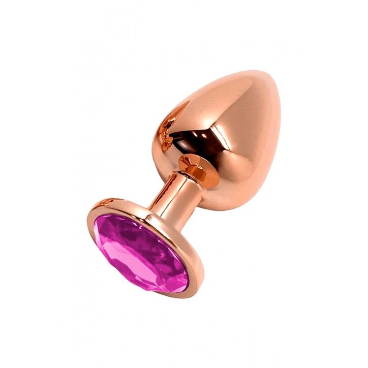 Thumb image for product index 9: Металева анальна пробка Wooomy Tralalo Rose Gold Metal Plug