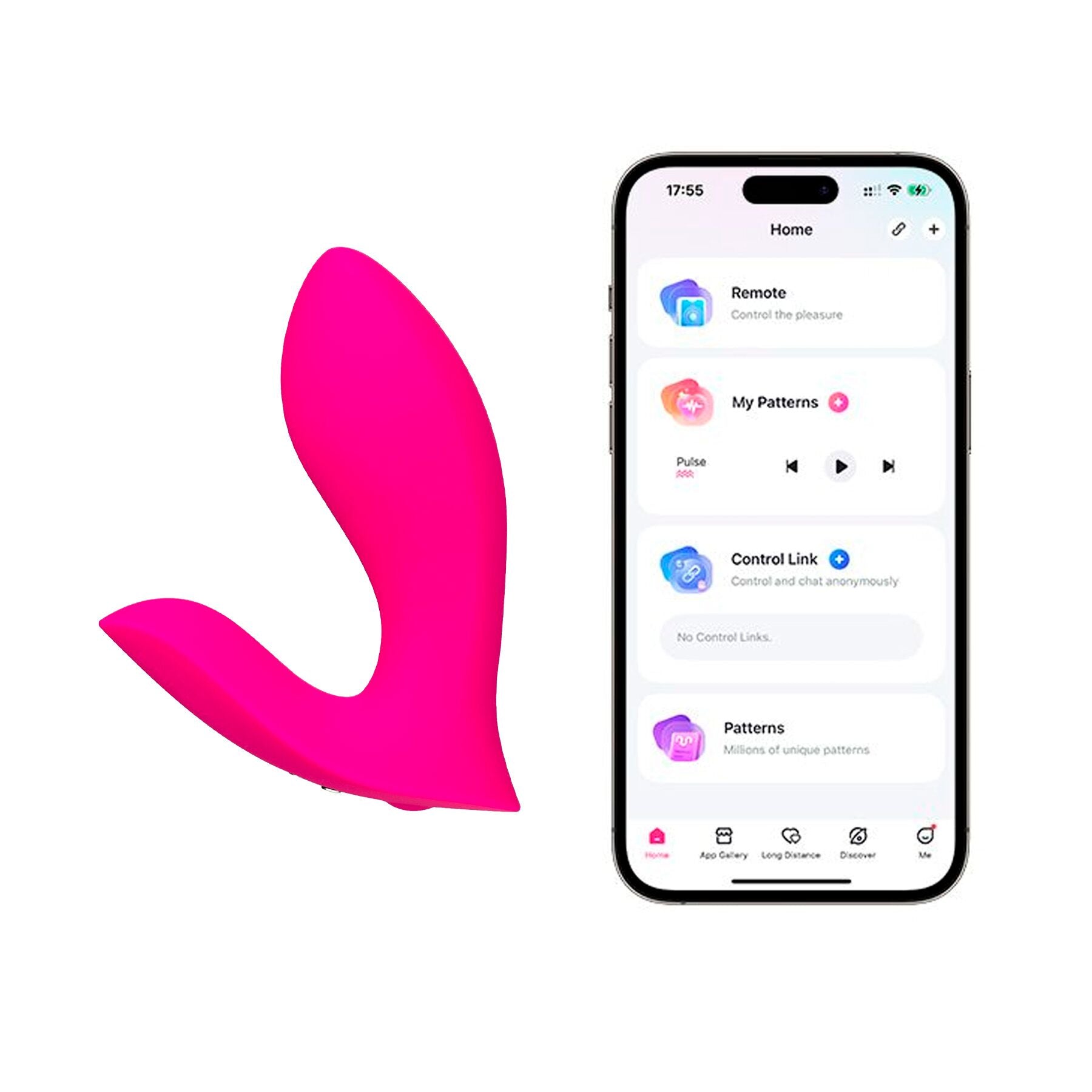 Смарт-вібратор у трусики Lovense Flexer - фото 1