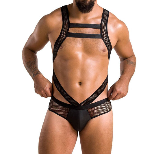 Мужское эротическое сетчатое боди Passion 045 VICTOR 