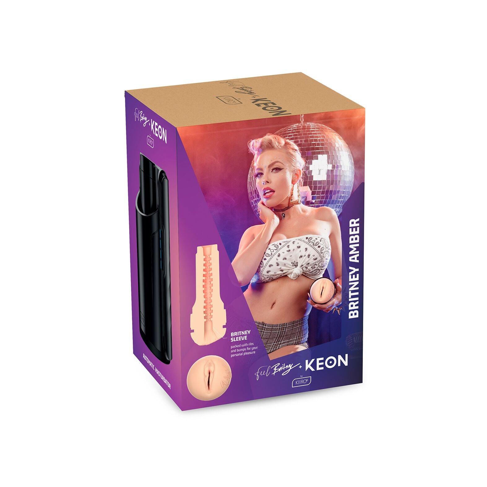 Thumb image for product index 2: Интерактивная секс-машина для мужчин Kiiroo Keon Kombo Set с мастурбатором Feel Britney