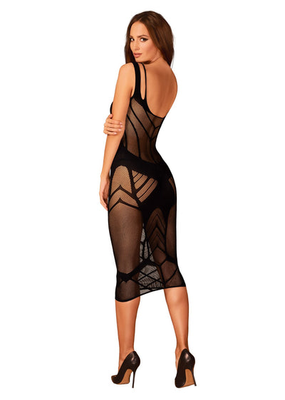 Напівпрозора сукня міді Obsessive D609 dress - фото 6