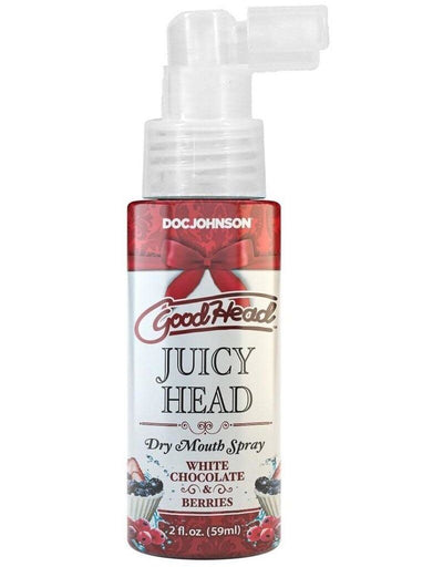 Main image for product index 1: Увлажняющий оральный спрей Doc Johnson GoodHead - Juicy Head Dry Mouth Spray - White Chocolate and Berries 