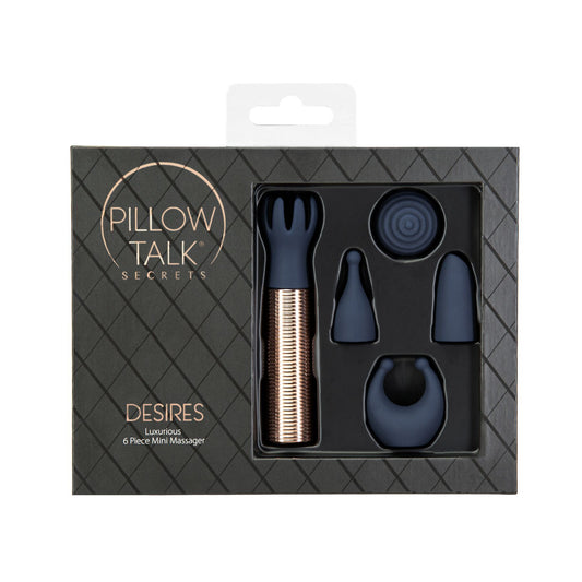 Вибромассажер Pillow Talk Secrets Desires 6-Piece Mini Massager Set