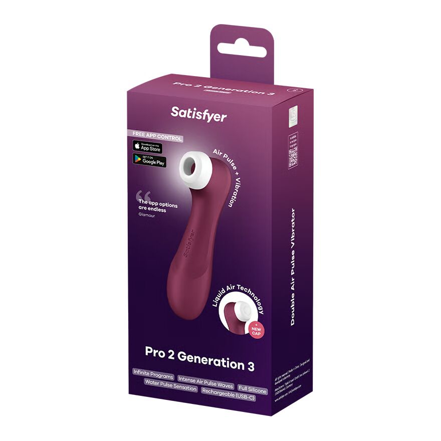 Вакуумний кліторальний стимулятор Satisfyer Pro 2 Generation 3 with Liquid Air Connect App - превʼю 6