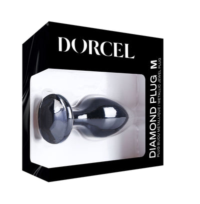 Main image for product index 15: Металева анальна пробка з кристалом Dorcel Diamond Plug