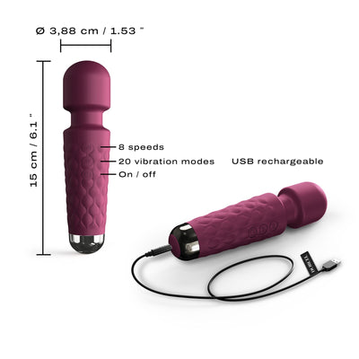 Main image for product index 2: Мінівібромасажер Dorcel Wand Mini Wanderful