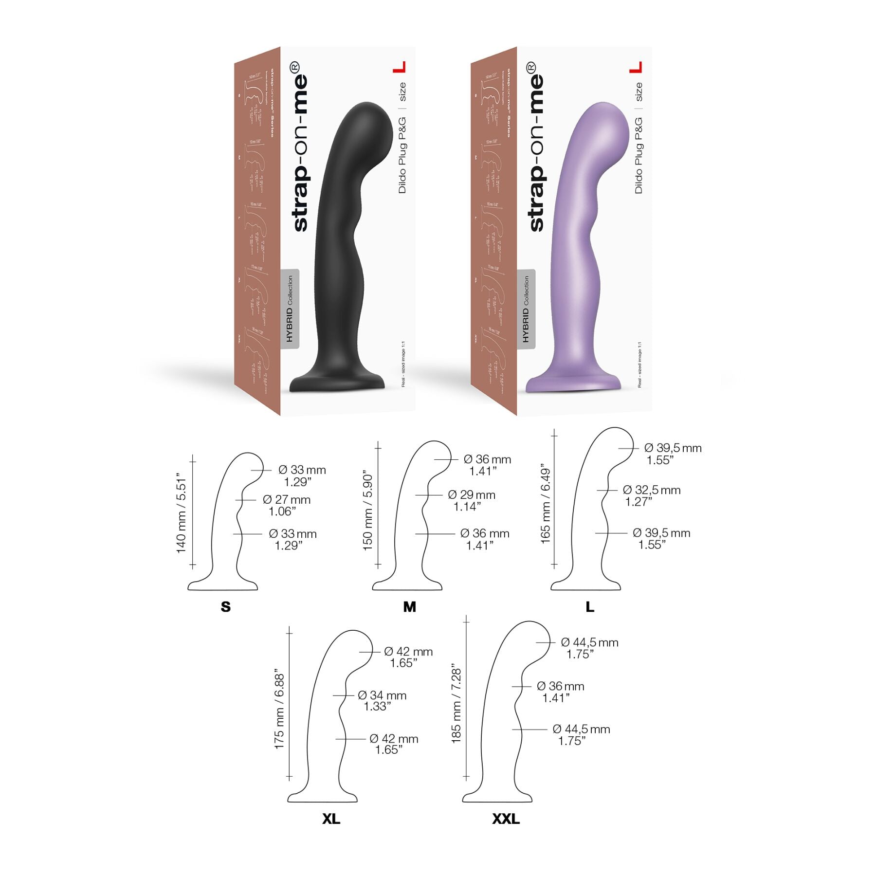 Thumb image for product index 23: Насадка для страпона Strap-On-Me Dildo Plug P&G