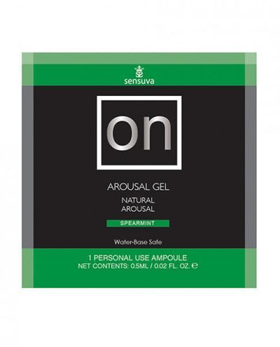 Main image for product index 1: Пробник збуджувального гелю Sensuva — ON Arousal Gel for Her Spearmint