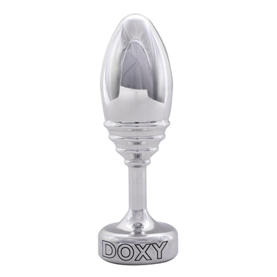 Main image for product index 1: Металева анальна пробка DOXY Butt Plug RIBBED