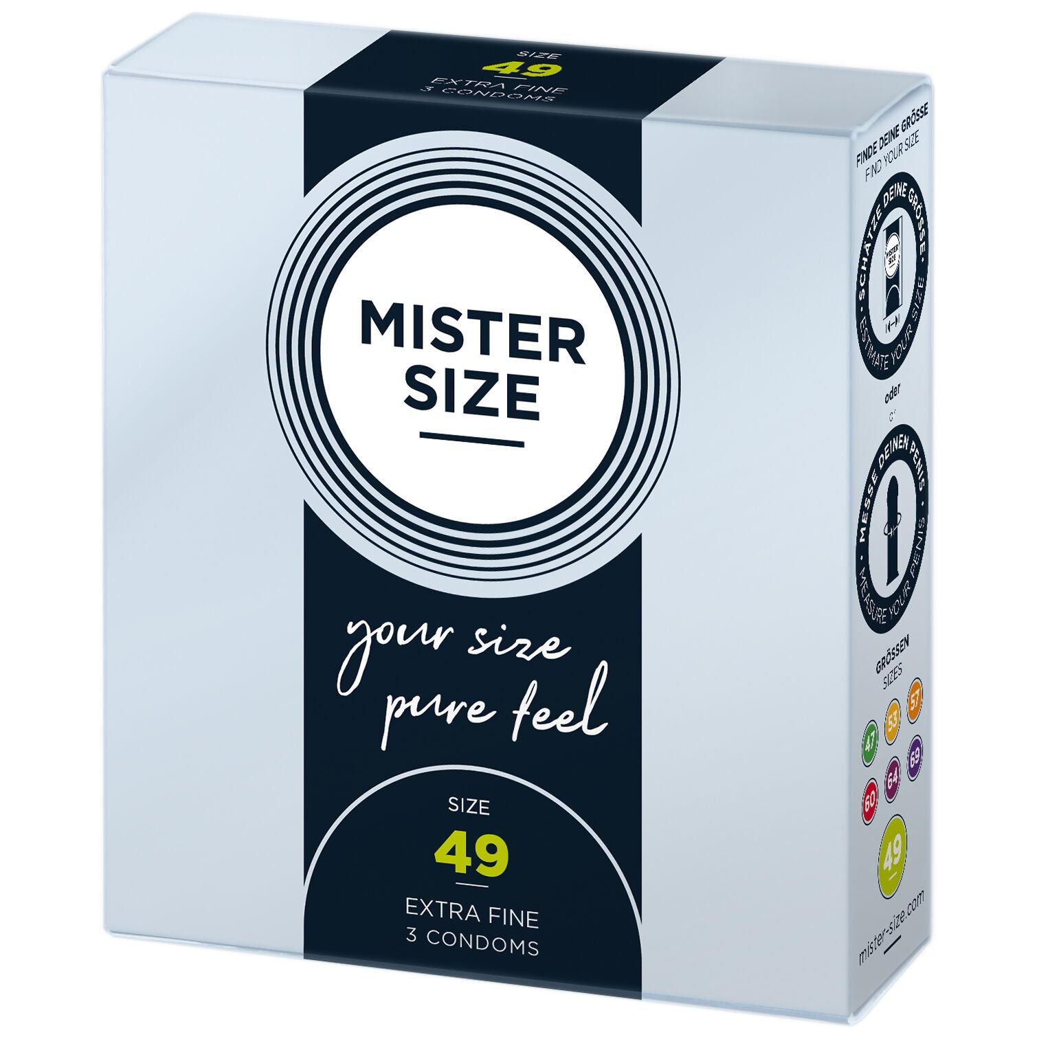 Thumb image for product index 8: Презервативы Mister Size - pure feel - 49