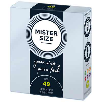 Main image for product index 8: Презервативы Mister Size - pure feel - 49