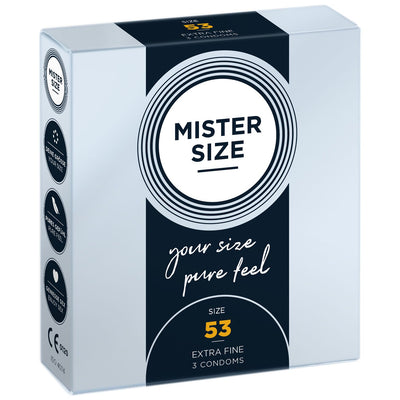 Main image for product index 1: Презервативы Mister Size - pure feel - 53