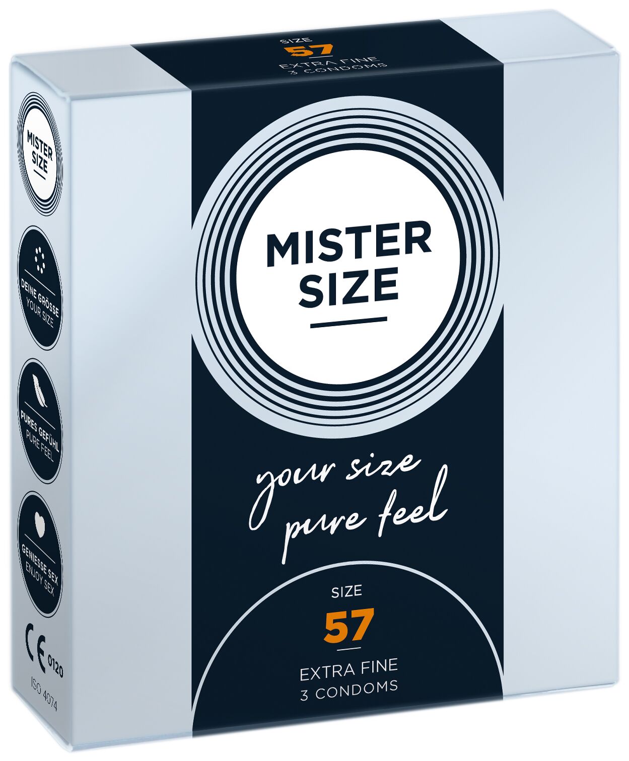 Thumb image for product index 4: Презервативы Mister Size - pure feel - 57