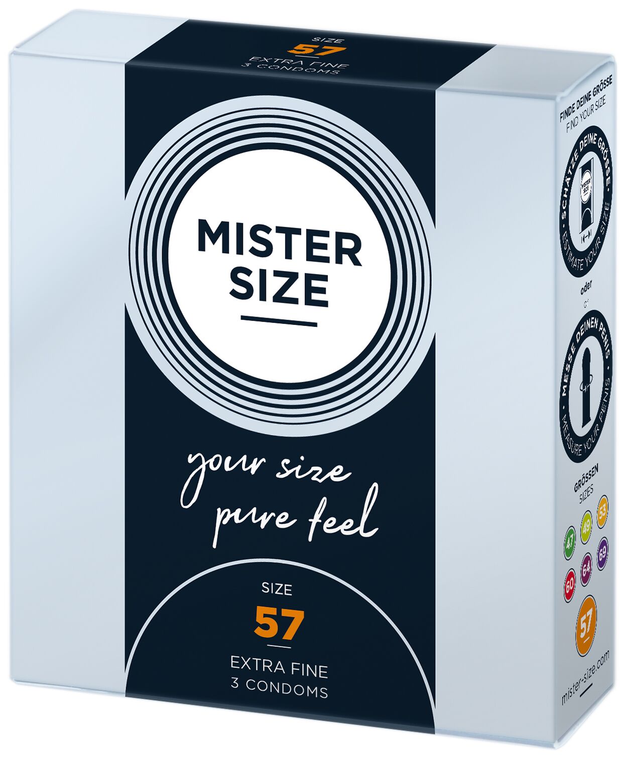 Thumb image for product index 5: Презервативы Mister Size - pure feel - 57