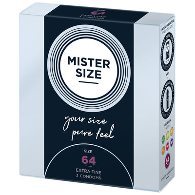 Main image for product index 5: Презервативи Mister Size - pure feel - 64