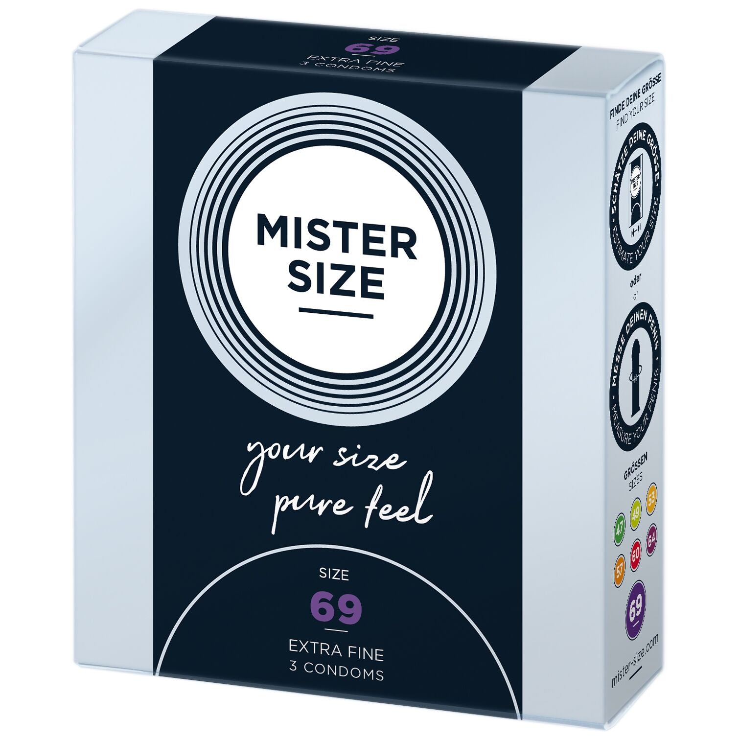 Thumb image for product index 2: Презервативы Mister Size - pure feel - 69