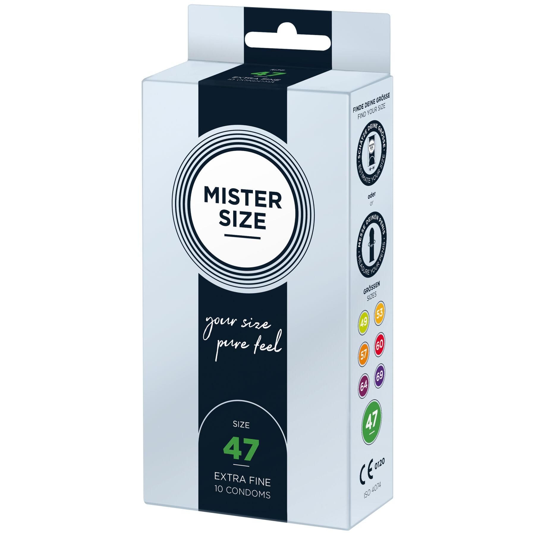 Thumb image for product index 2: Презервативы Mister Size - pure feel - 47