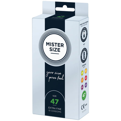 Main image for product index 2: Презервативы Mister Size - pure feel - 47