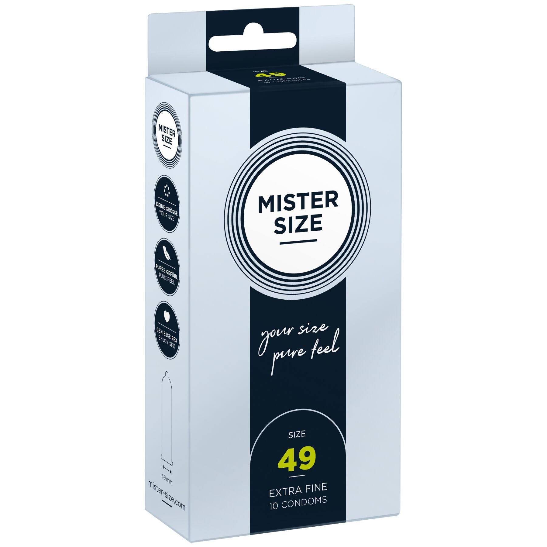 Thumb image for product index 4: Презервативы Mister Size - pure feel - 49