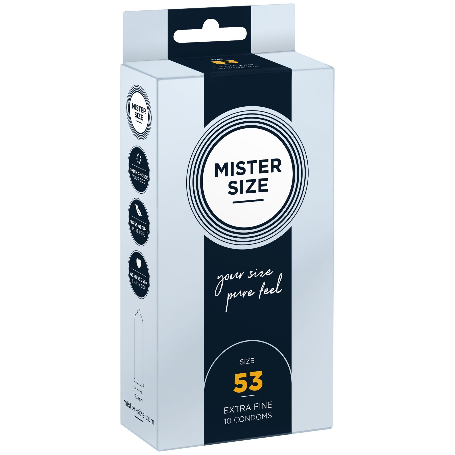 Thumb image for product index 4: Презервативы Mister Size - pure feel - 53