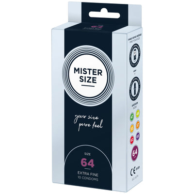 Main image for product index 2: Презервативи Mister Size - pure feel - 64