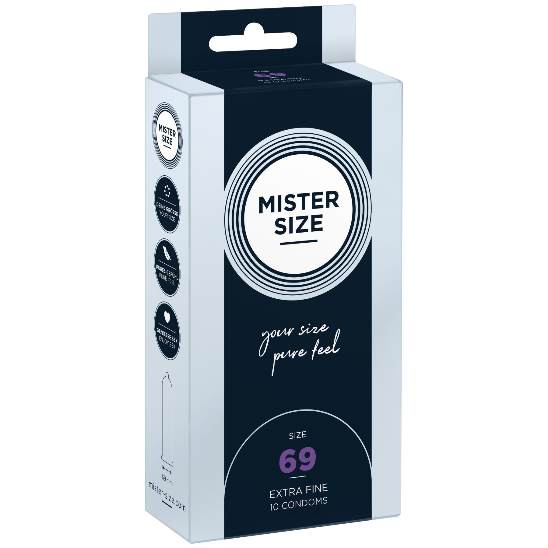 Thumb image for product index 7: Презервативы Mister Size - pure feel - 69