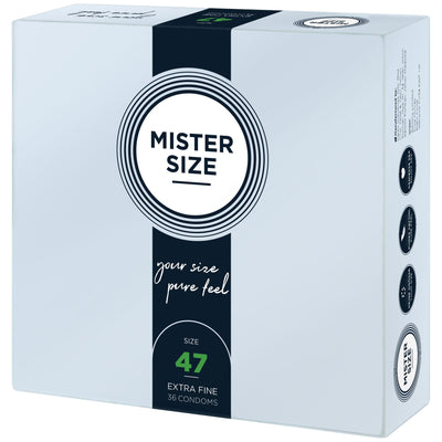 Main image for product index 8: Презервативы Mister Size - pure feel - 47