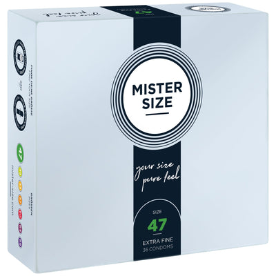 Main image for product index 7: Презервативы Mister Size - pure feel - 47