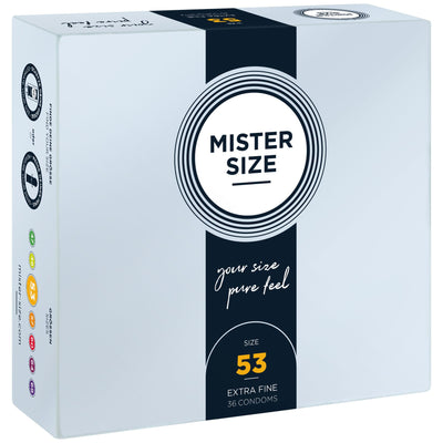 Main image for product index 7: Презервативы Mister Size - pure feel - 53