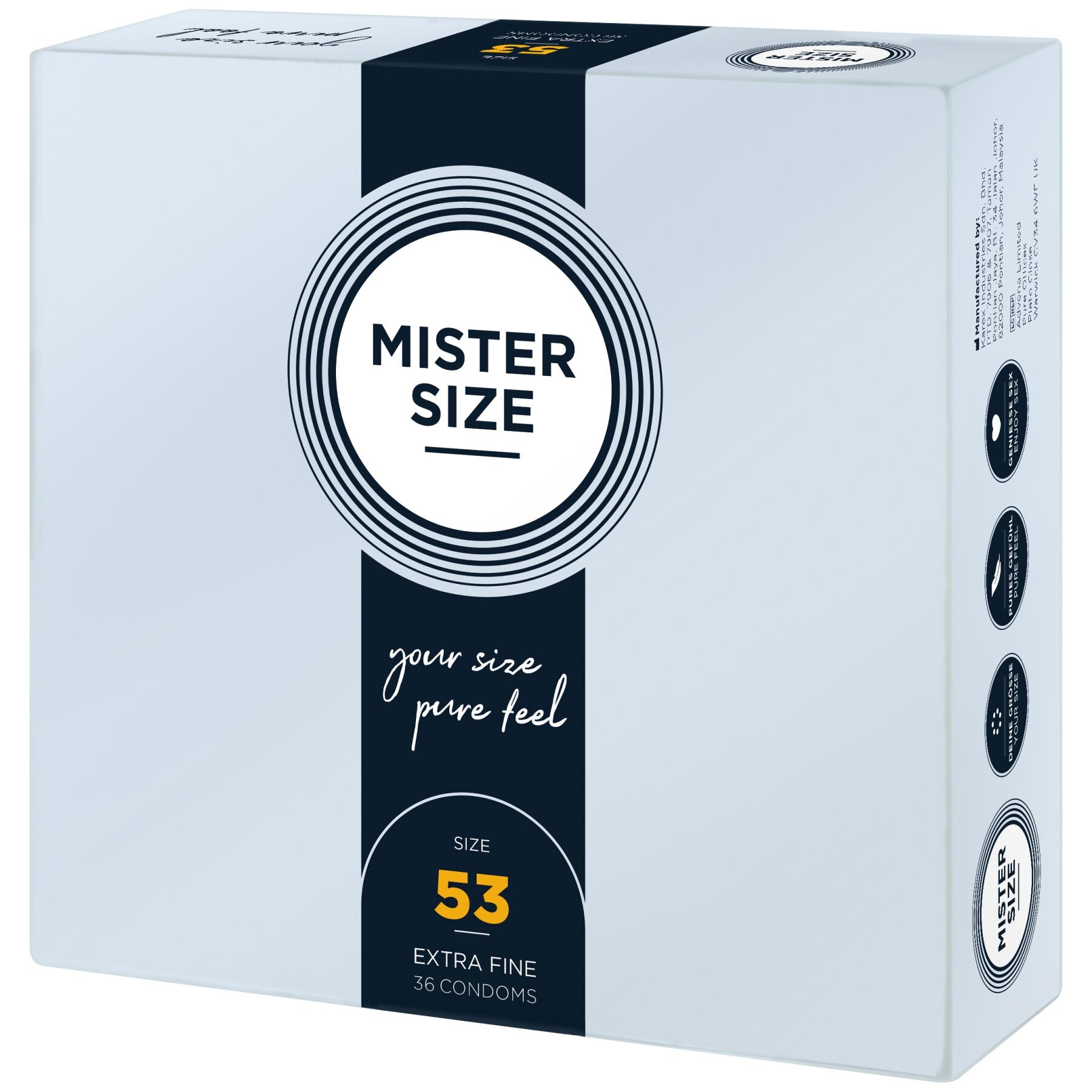 Thumb image for product index 8: Презервативы Mister Size - pure feel - 53