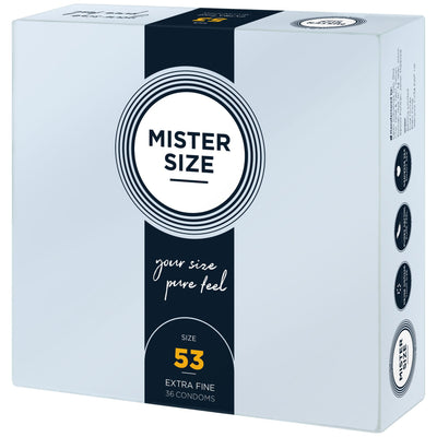 Main image for product index 8: Презервативы Mister Size - pure feel - 53