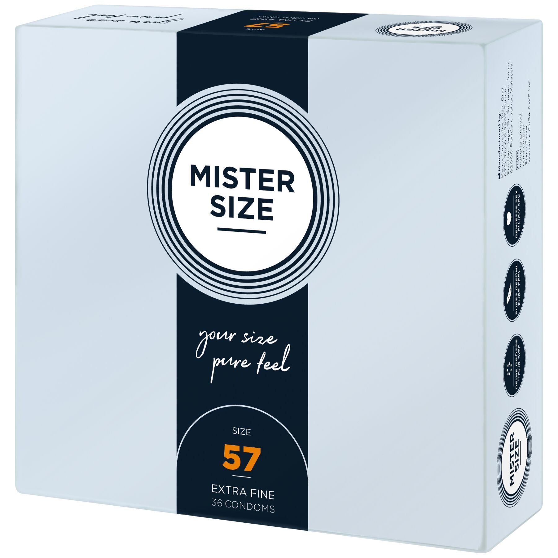 Thumb image for product index 2: Презервативы Mister Size - pure feel - 57