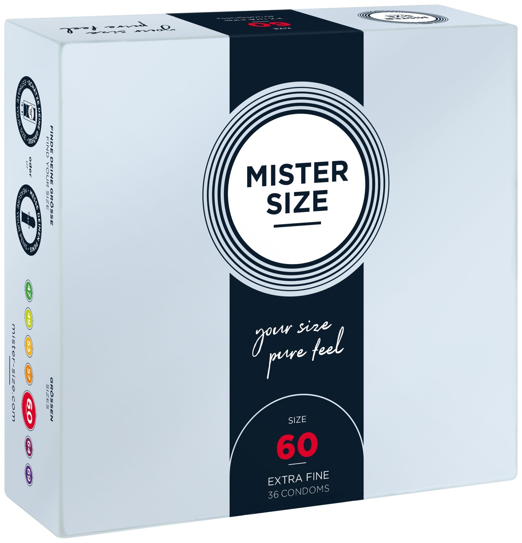 Thumb image for product index 4: Презервативи Mister Size - pure feel - 60