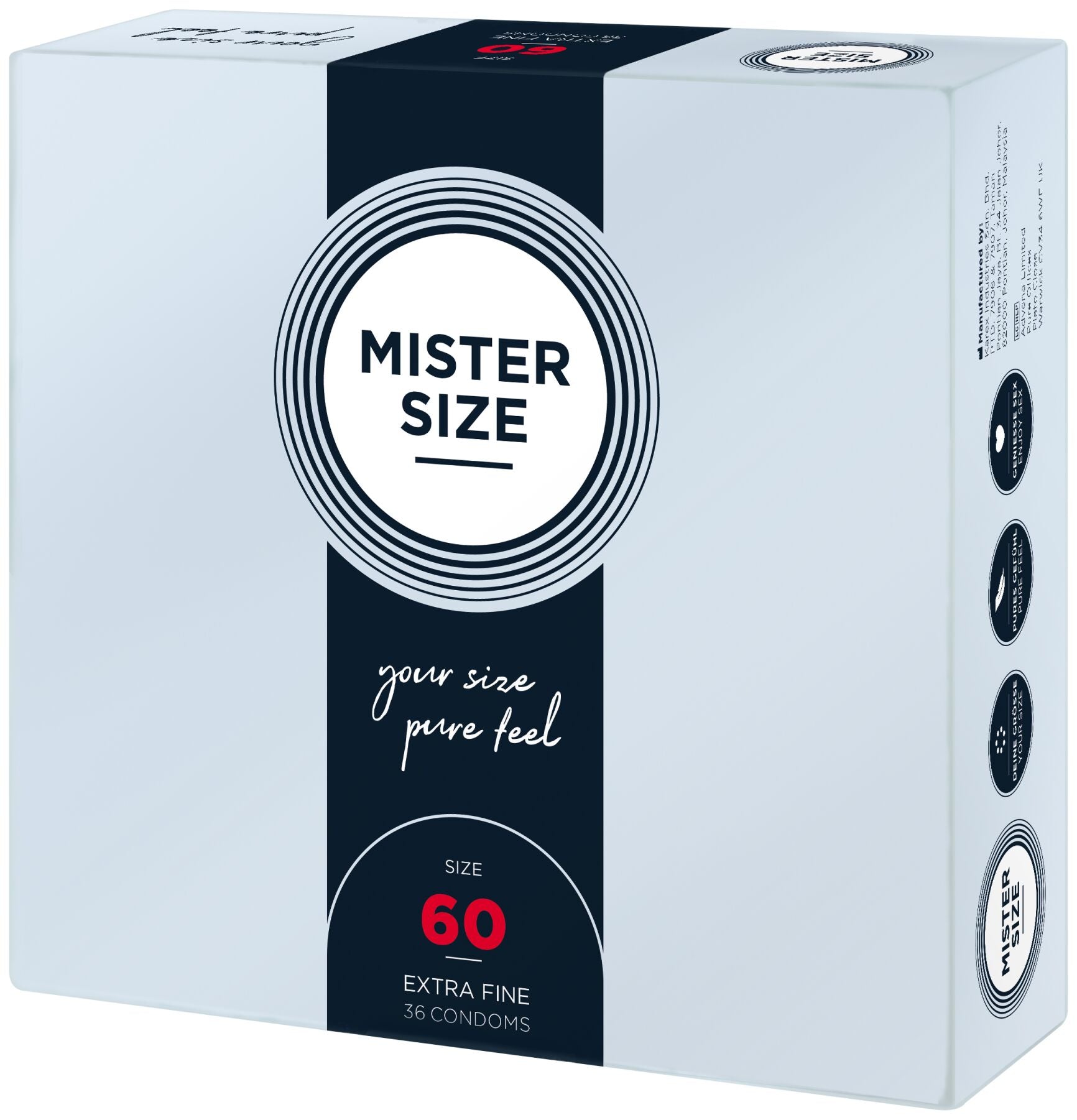 Thumb image for product index 5: Презервативи Mister Size - pure feel - 60